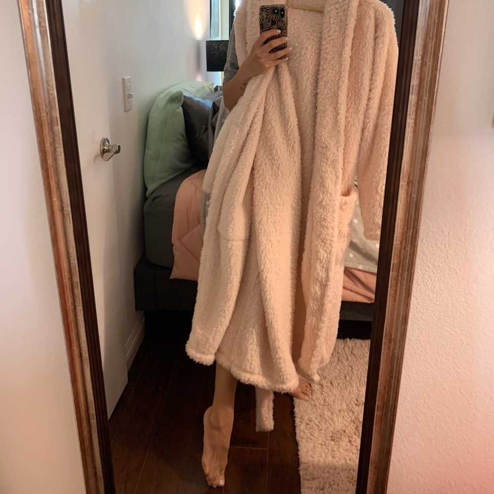 Pottery Barn Pink Robe